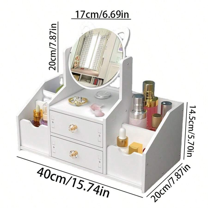 DIY Multifunctional Cosmetic Drawer Storage Box Holiday Decorations