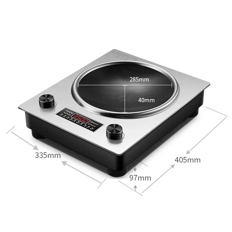 3000W Concave Induction Cooker Household Integrated Concave Boiler Battery Cooker