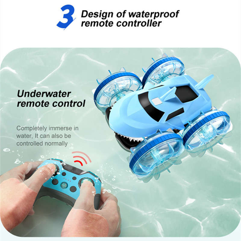 2.4 GHz Wireless Gesture Sensing Remote Control Truck Toy Remote Control Shark Car