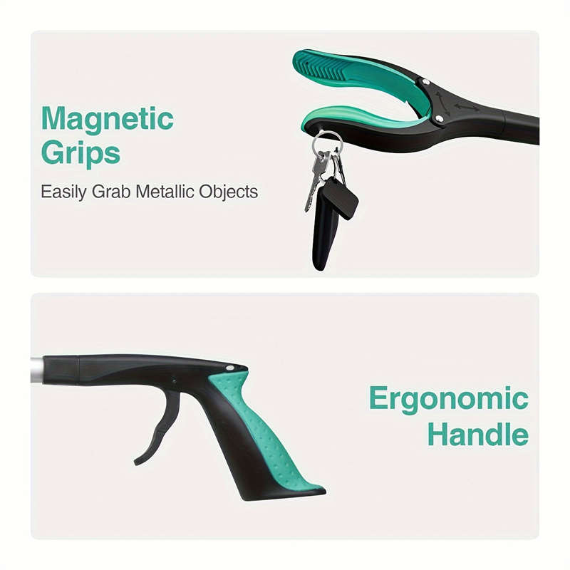 Ergonomic Folding Telescopic Grab Tool With Strong Magnetic Head