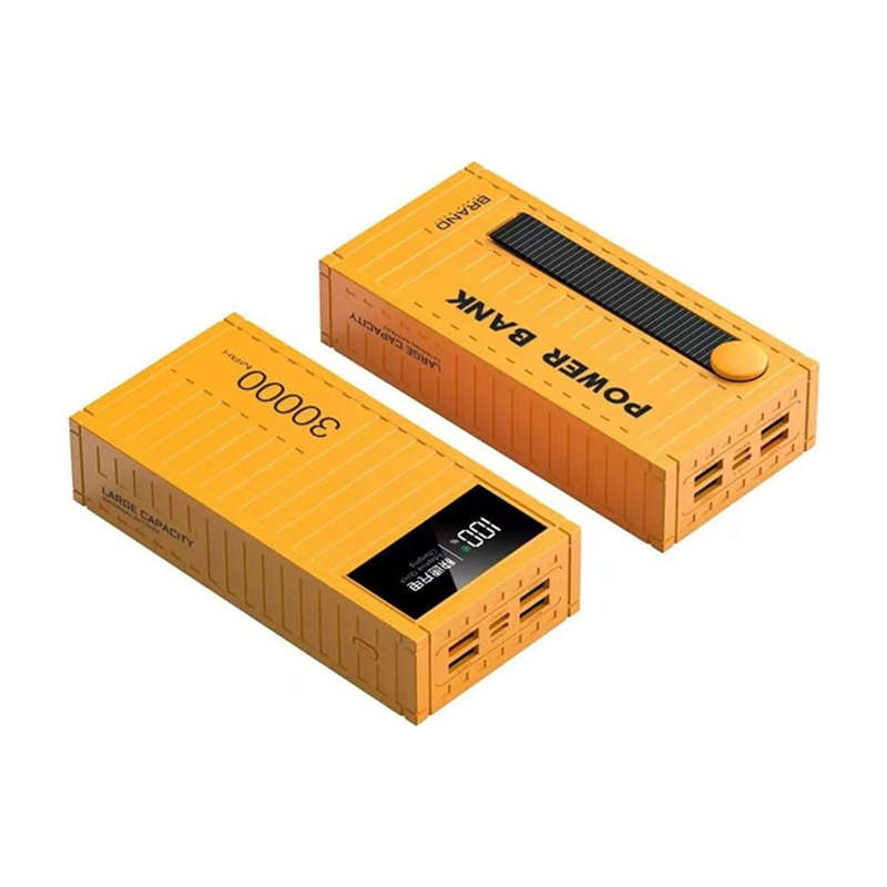 High Capacity 30000 mAh Power Bank External Battery for Phone Tablet with LED Screen