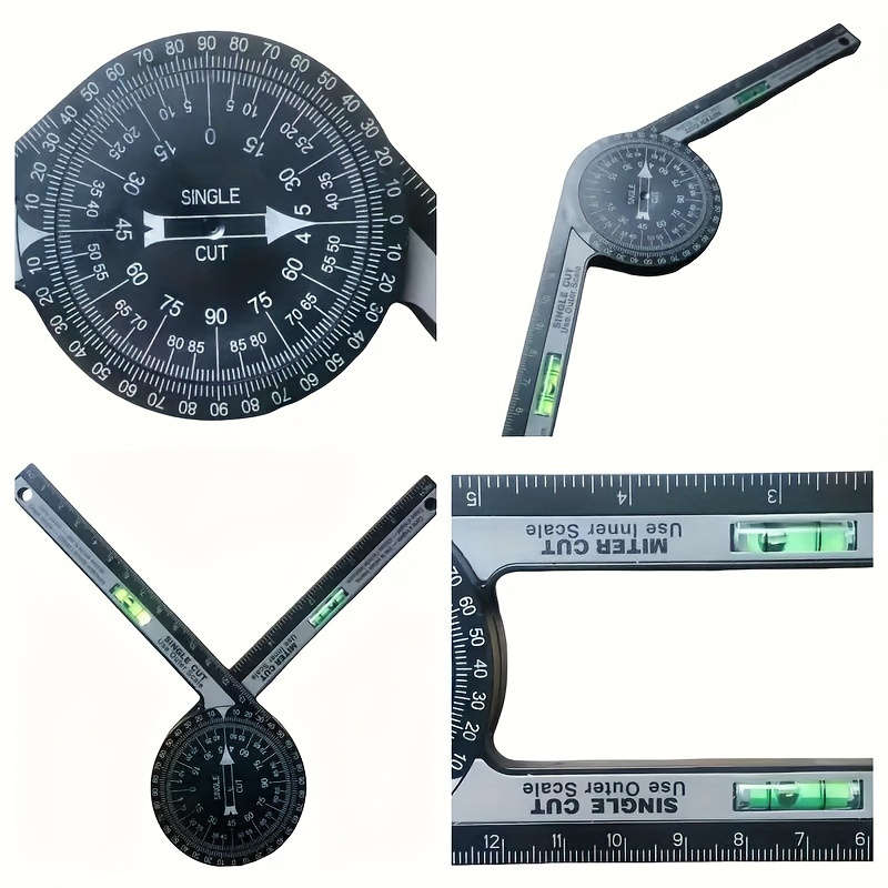 360 Degree Rotation Angle Meter Precision Woodworking Tools