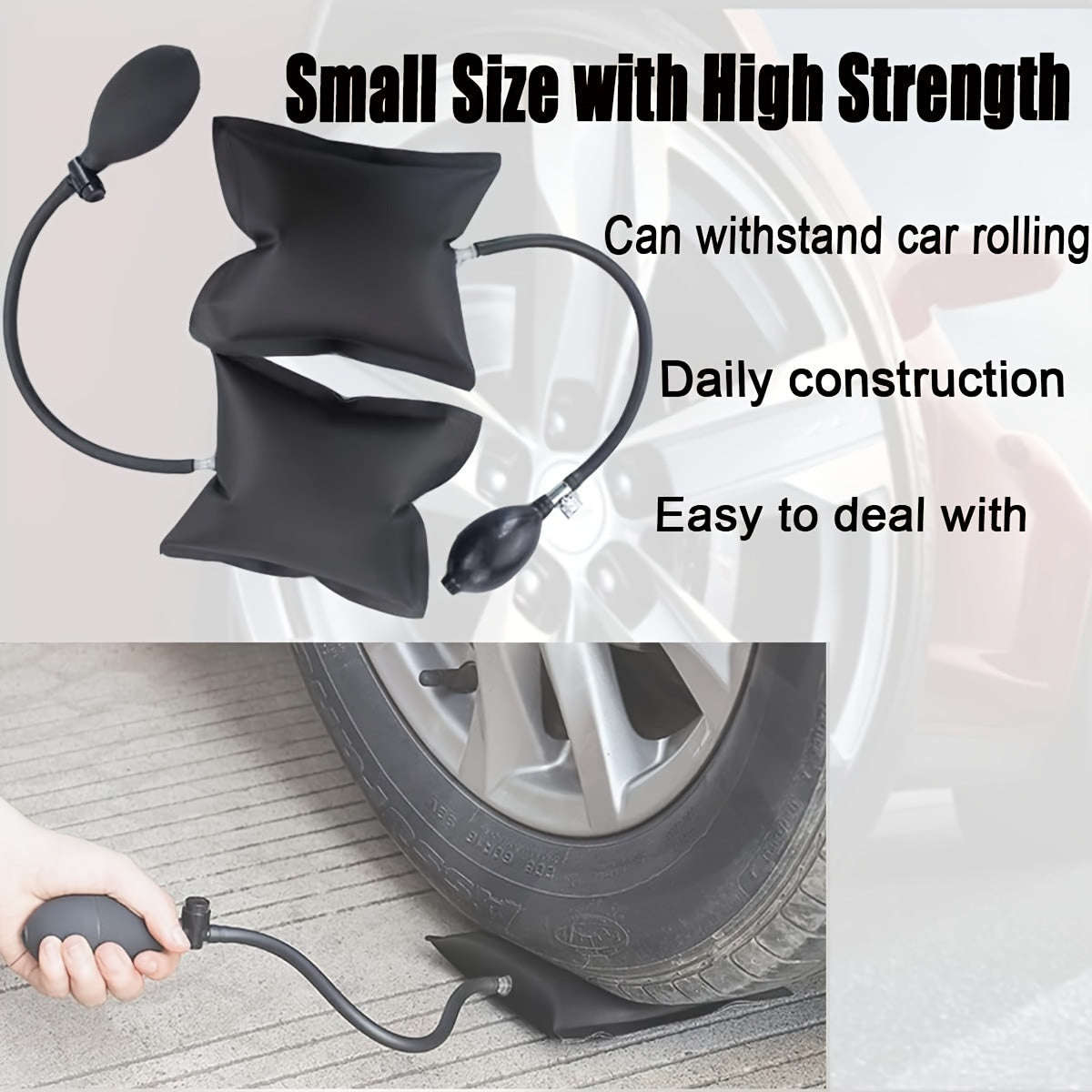 Multi-function Air Wedge Pump - Adjustable Inflatable Shim Bag for Car Leveling and Alignment, Great