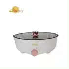 Multifunctional Tempered Glass Cover High Quality Electric Hard Kitchen Frying Pan Cooking Pot
