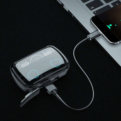 Waterproof Port Earphones M10 Tws Wireless Bluetooth 5.1 Earphones Hifi Stereo Earphones