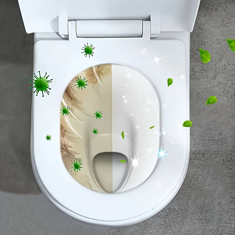 Magnetic toilet bowl cleaner