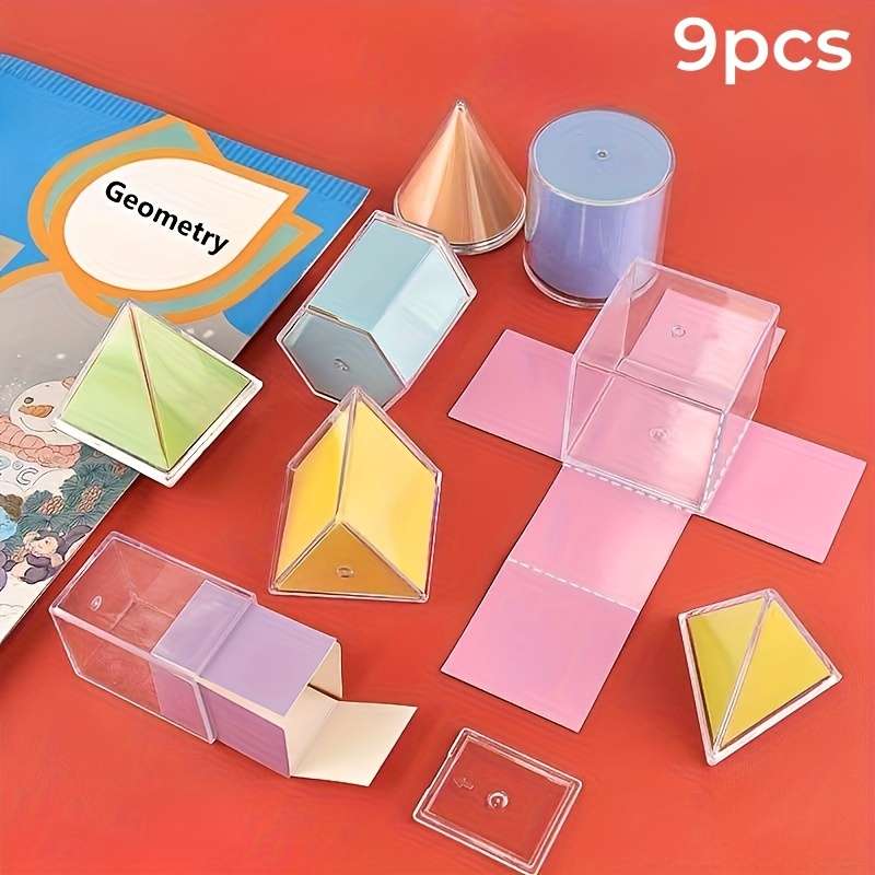 9-Piece Geometric Model Kit