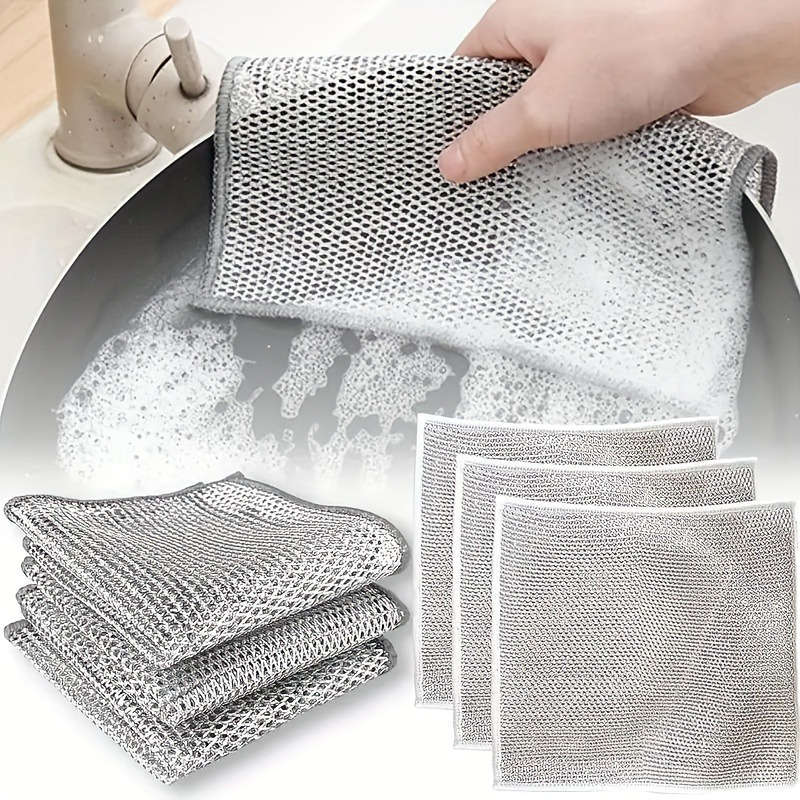 10pcs Stainless Steel Cleaning Cloths
