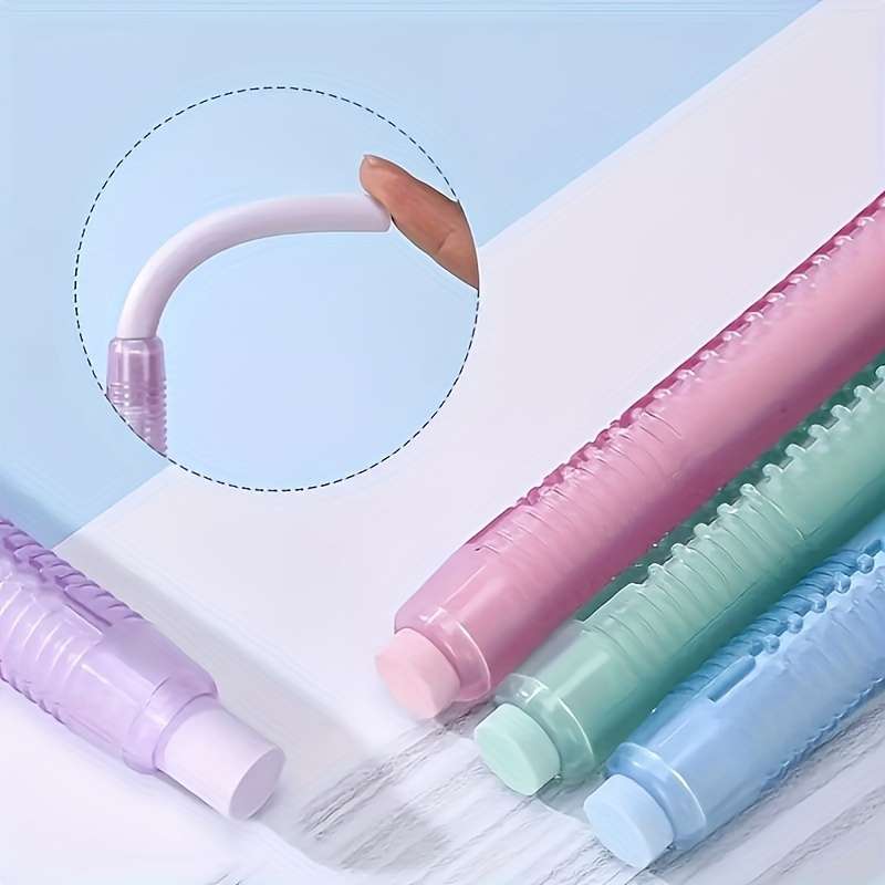 4-pack retractable erasers