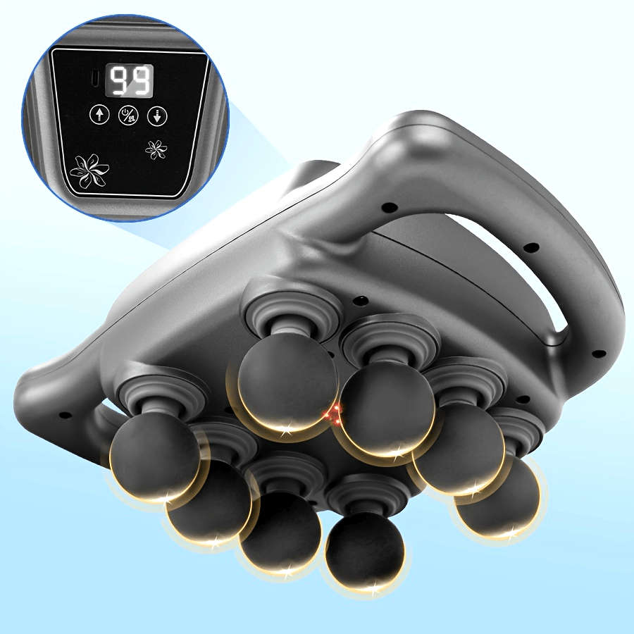 8 Head Massage Gun For Full Body And Neck Massage