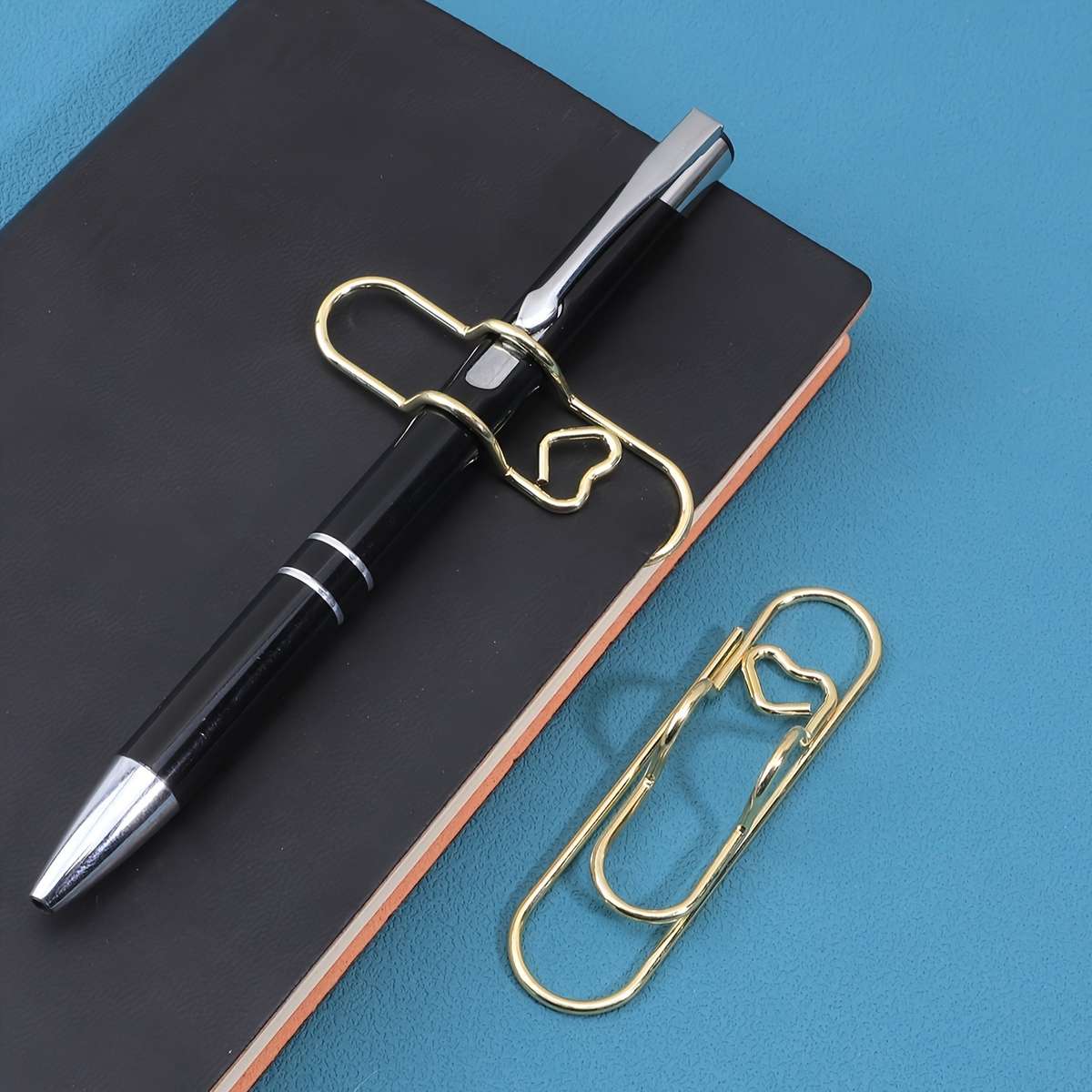 5Pcs Metal Pen Holder Simple And Portable