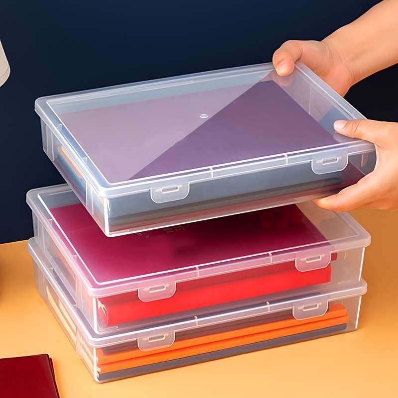 1PCA4 size transparent plastic storage box