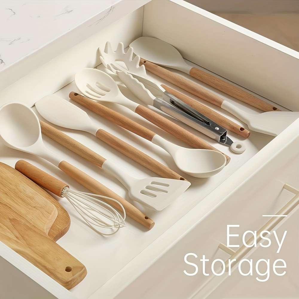 10-Piece Premium Silicone Cutlery Set