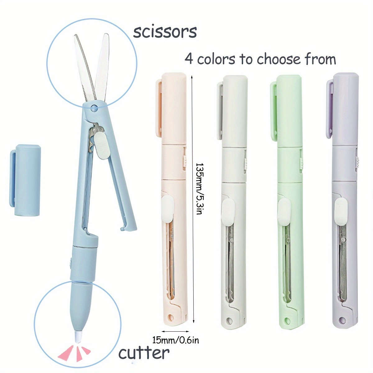 Mini Portable Scissors Paper Cutter