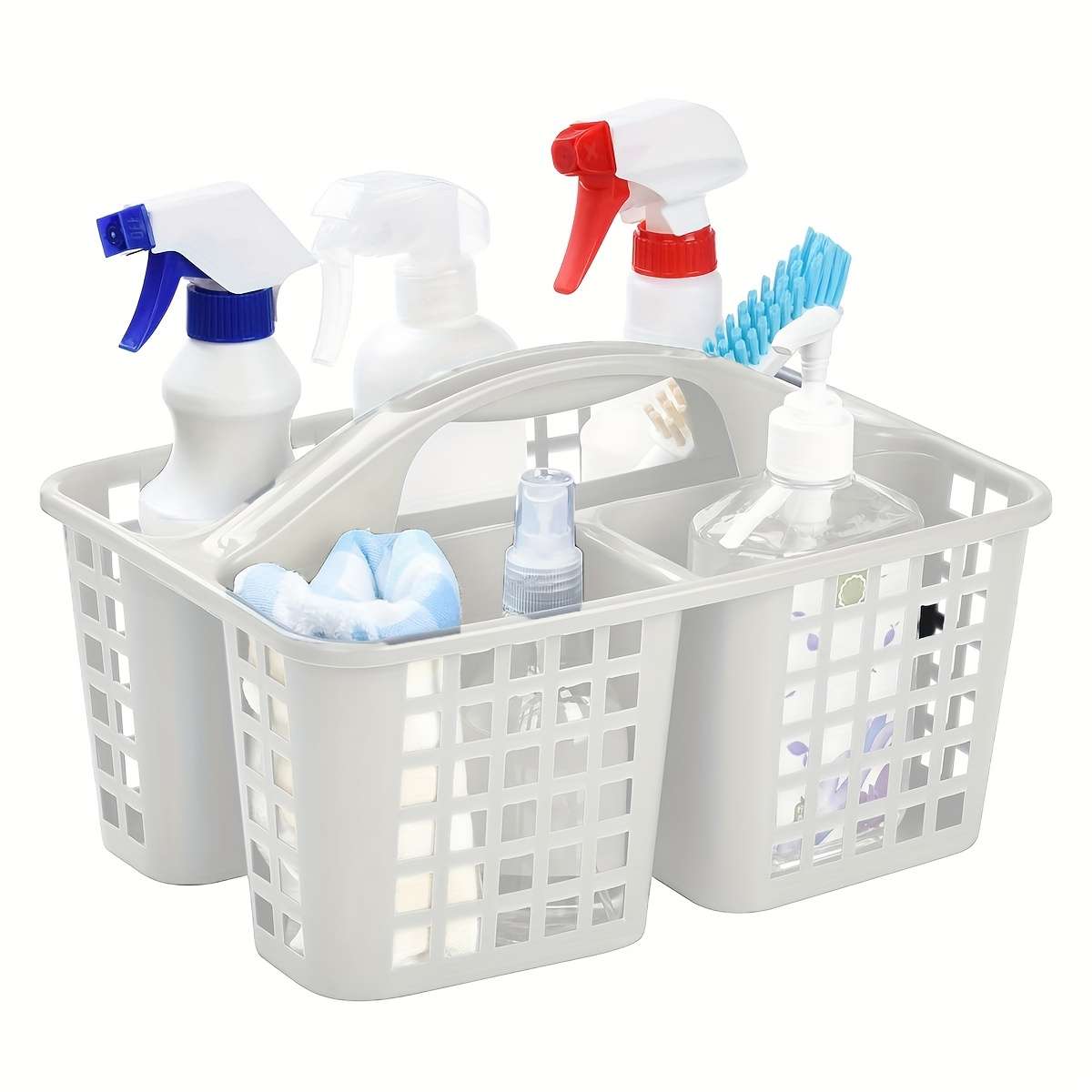 2-Piece Portable Print Basket - Durable Plastic