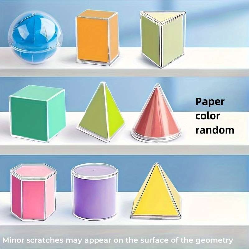 9-Piece Geometric Model Kit