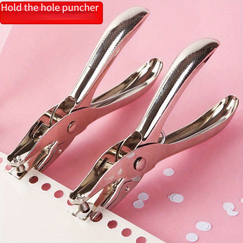 1 Piece Metal Manual Punch A4 Paper - Single Hole