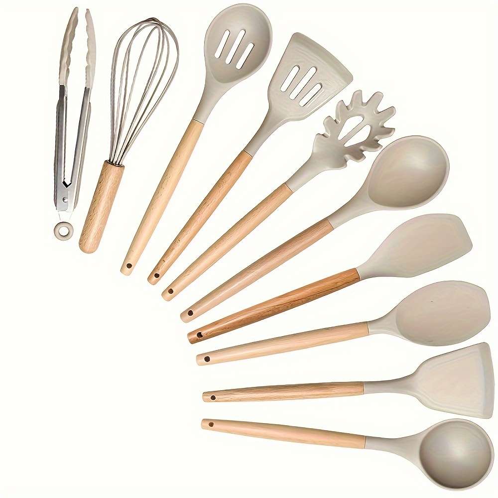 10-Piece Premium Silicone Cutlery Set