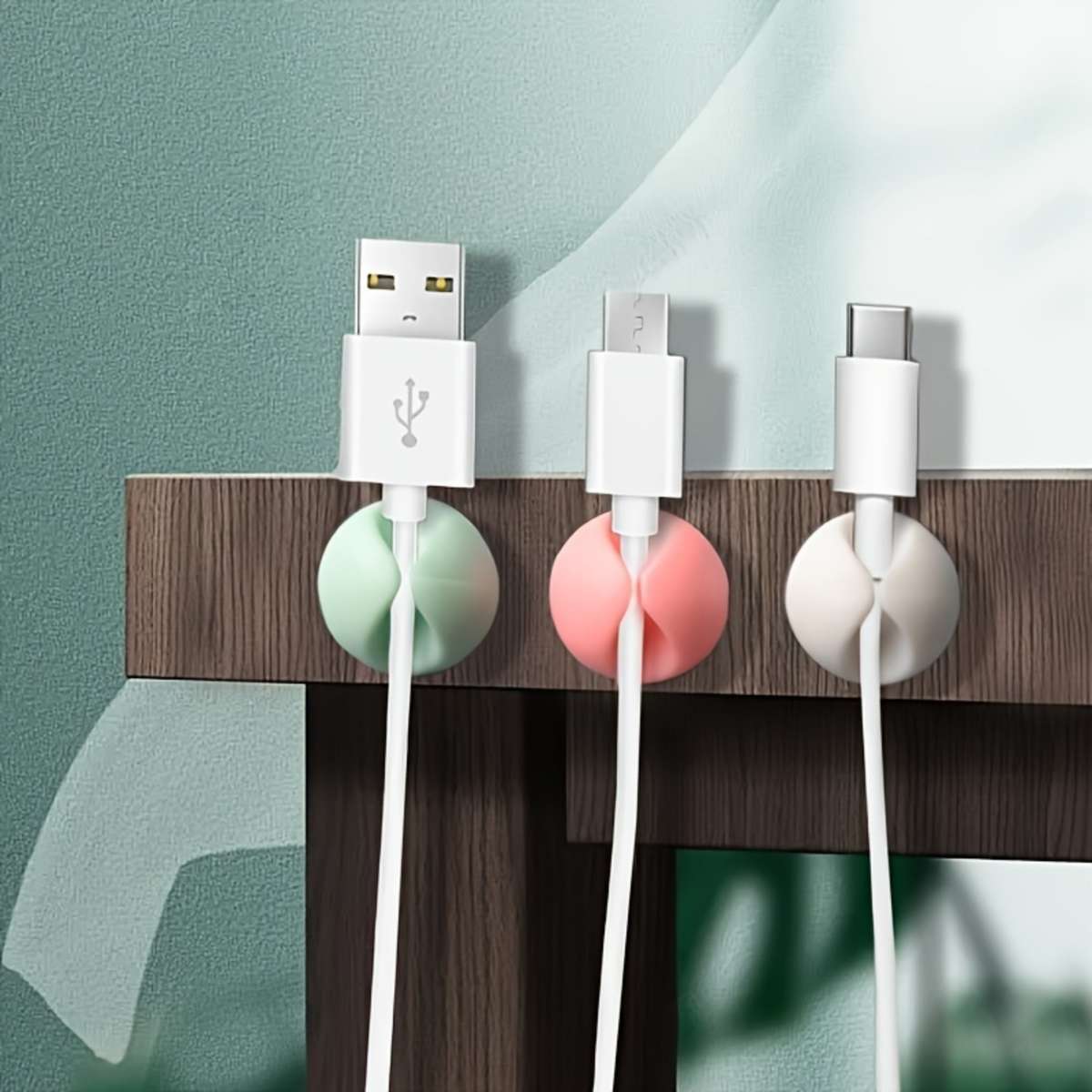 3 Pack Cable Clips Ultimate Wire Holder And Cable Organizer For Desk