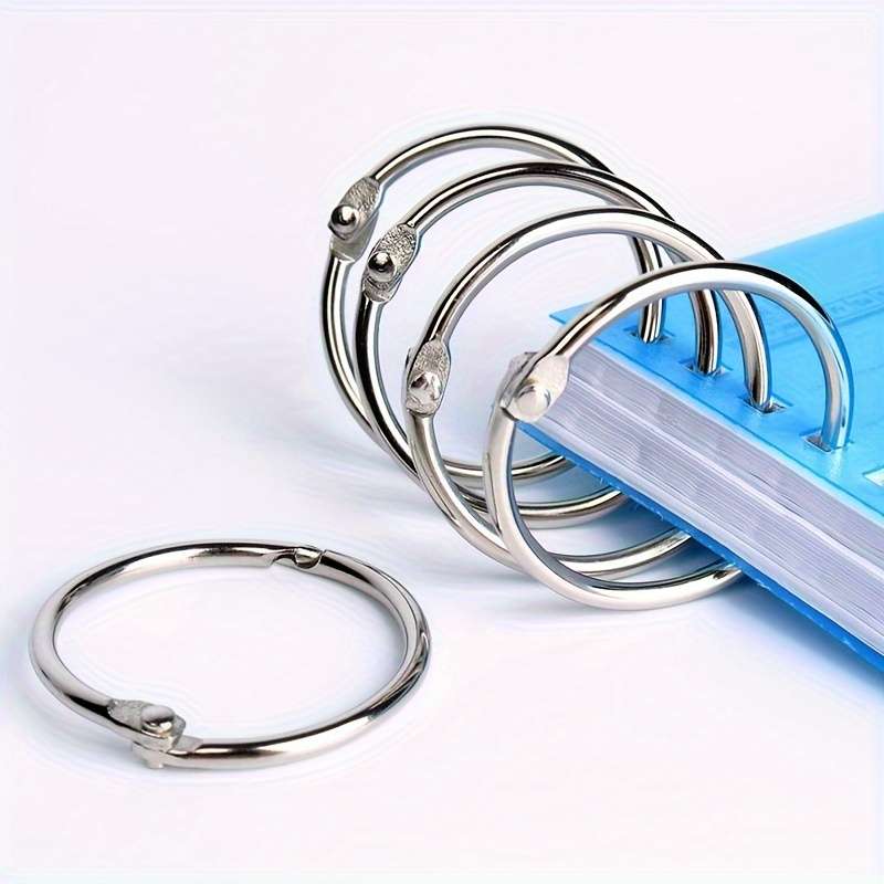 10 Pieces Metal Binder Rings