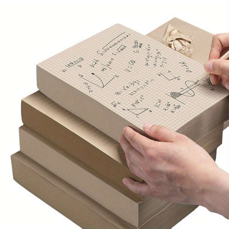 500 Page Graph Paper Notebook Dot Grid Paper