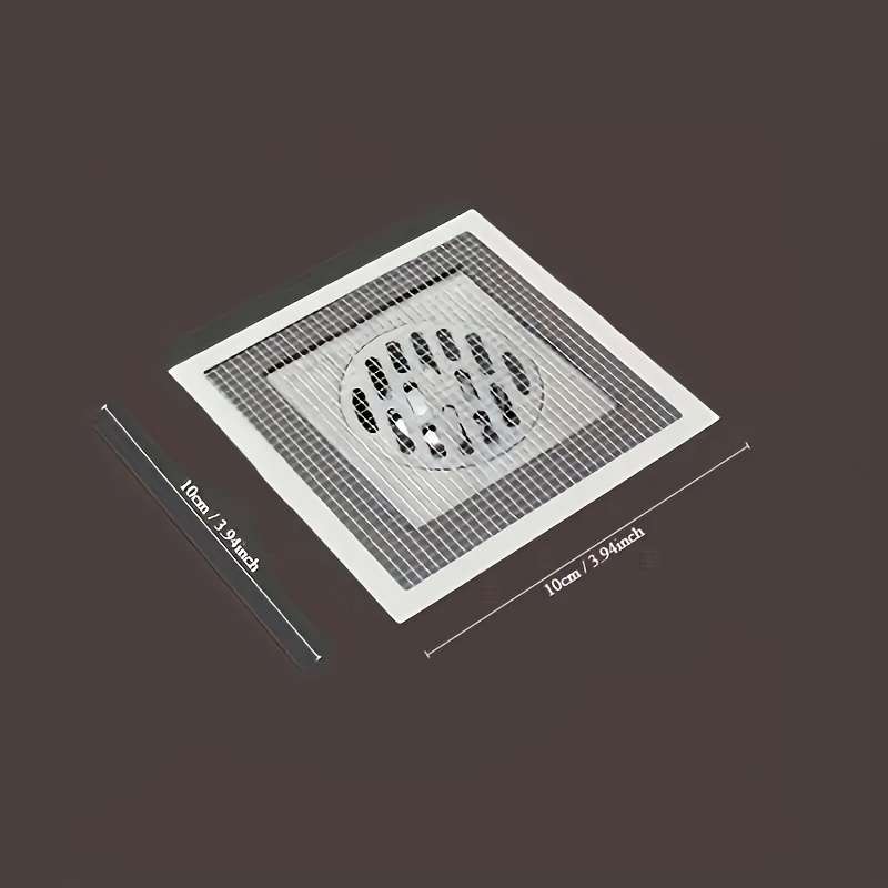 10pcs Disposable Grid Hair Catchers, Healthy Household Items, No Drilling Required, Easy To Use, Eff