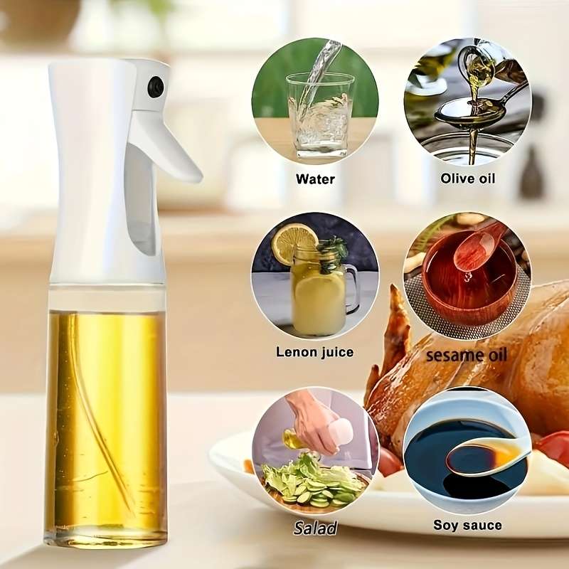 1pc, Fermented Oil Sprayer Bottle, Cooking Oil Dispenser, Air Fryer Spray Bottle, Kitchen Utensils,