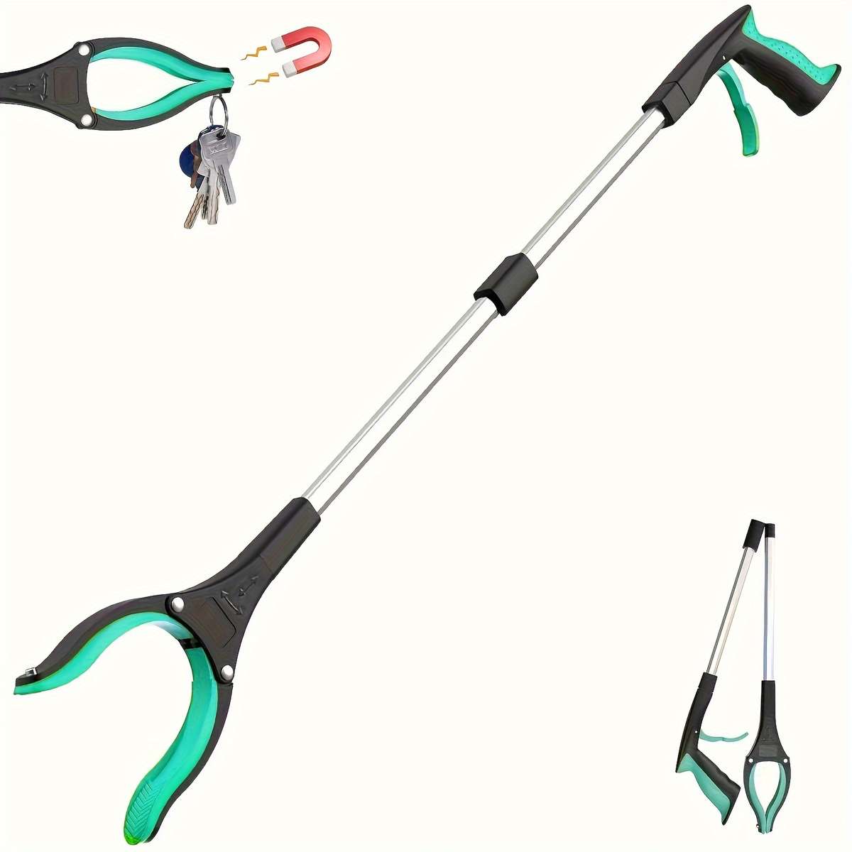 Ergonomic foldable telescopic grab tool