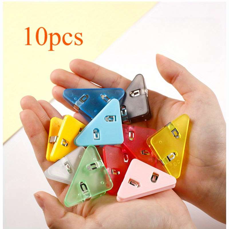 10-Pack Multi-Purpose Triangle Book Holders