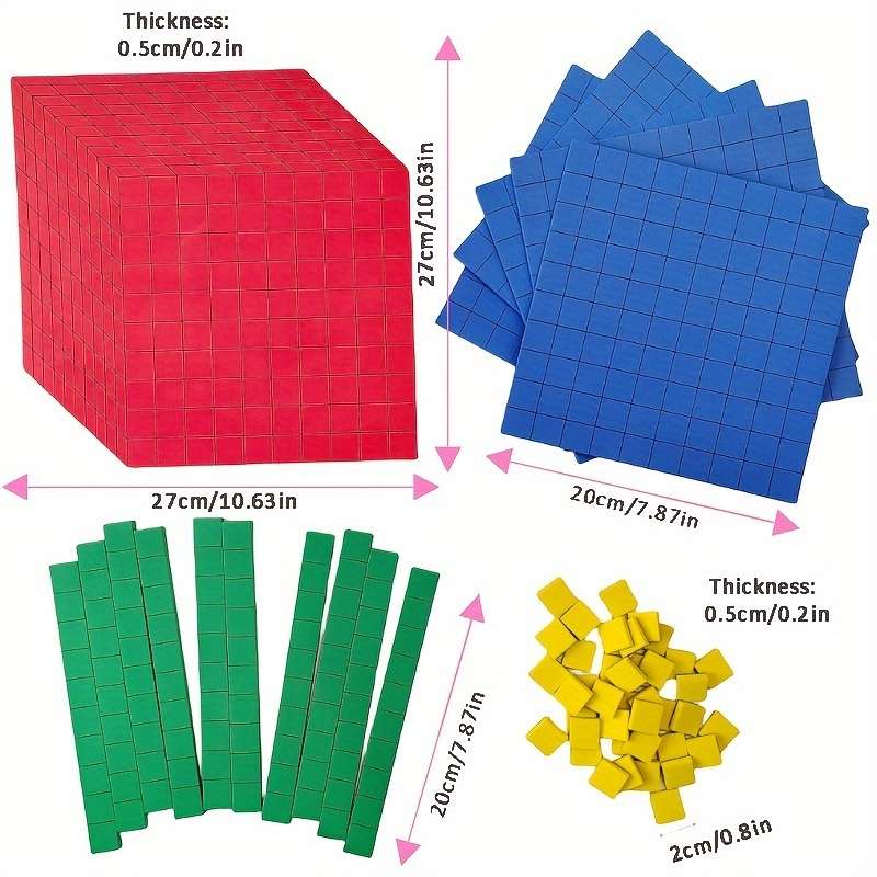 131pcs Eva Foam Magnetic Base Math Education