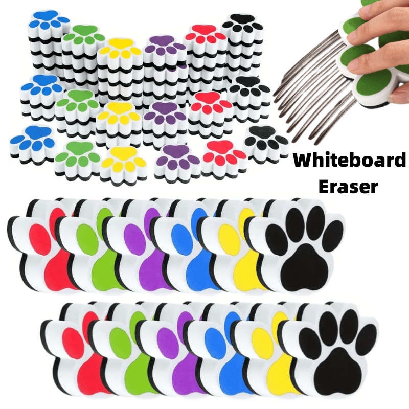 6-Piece Magnetic Dry Erase Whiteboard Eraser