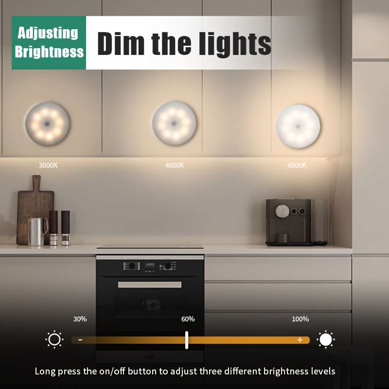 1pcs Led Motion Sensor Night Light Super Sensitive