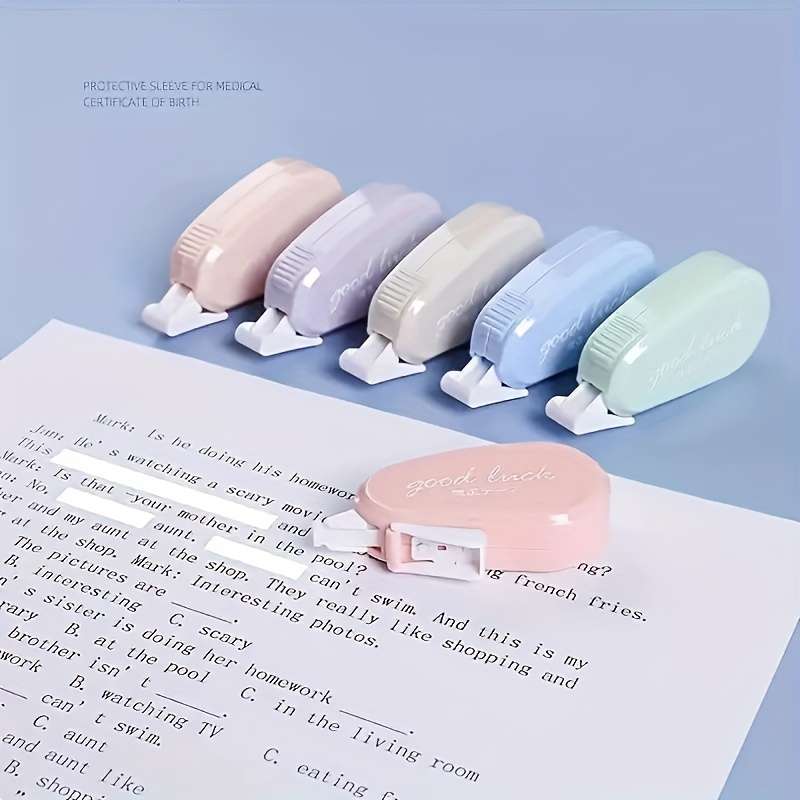 6-Pack Multicolor Correction Tapes