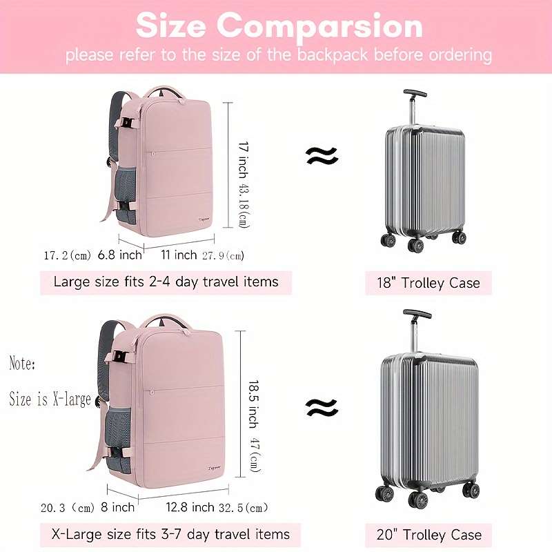 Airline Approved Travel Backpack With Usb Charging