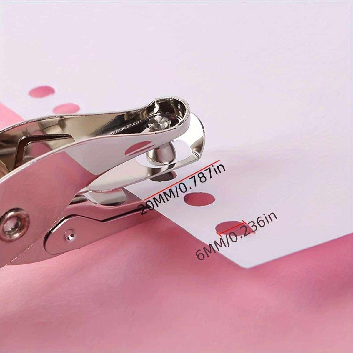 1 Piece Metal Manual Punch A4 Paper - Single Hole