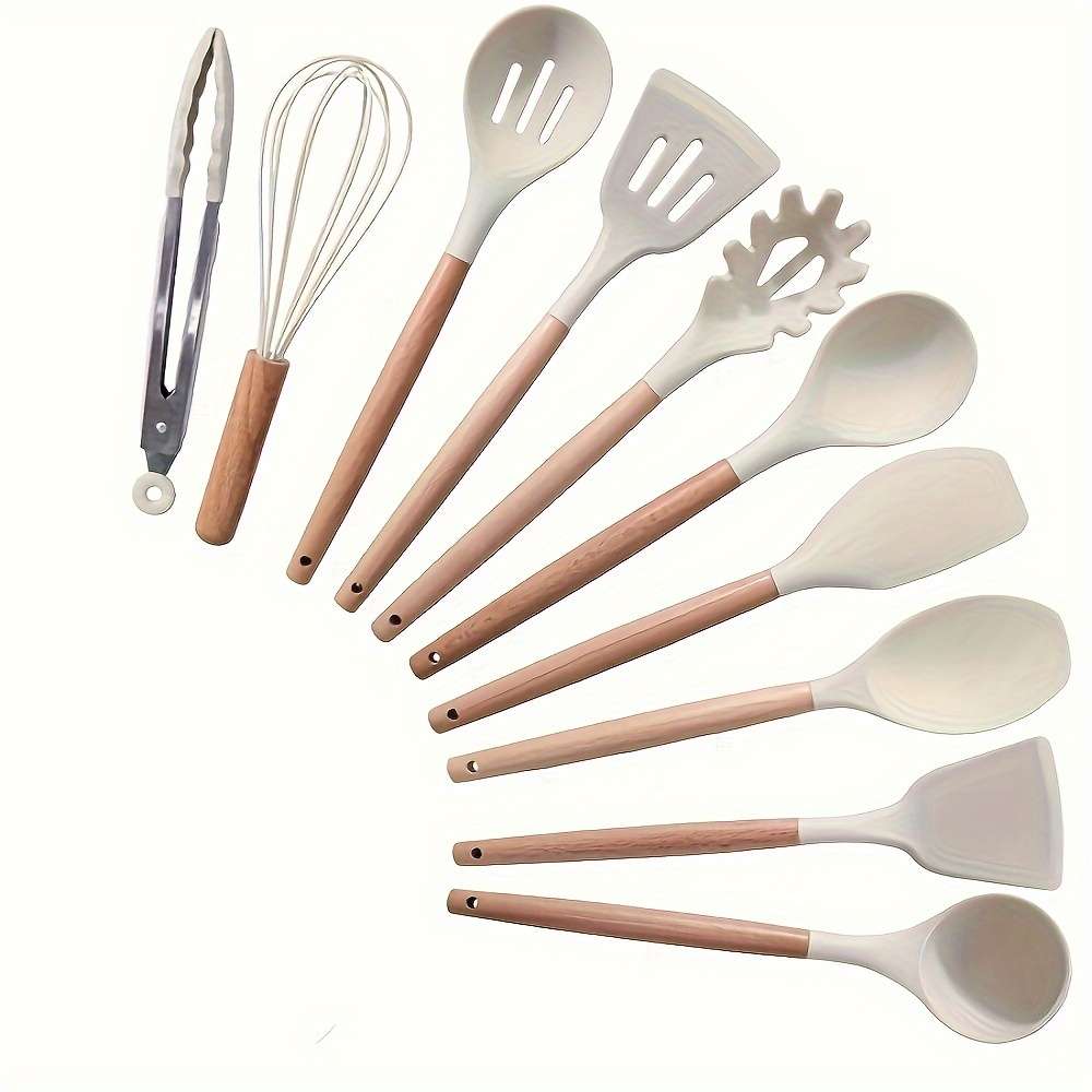 10-Piece Premium Silicone Cutlery Set