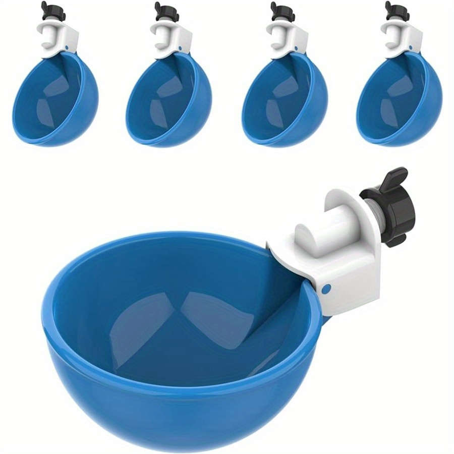 5-Pack Large Blue Automatic Chicken Drinkers