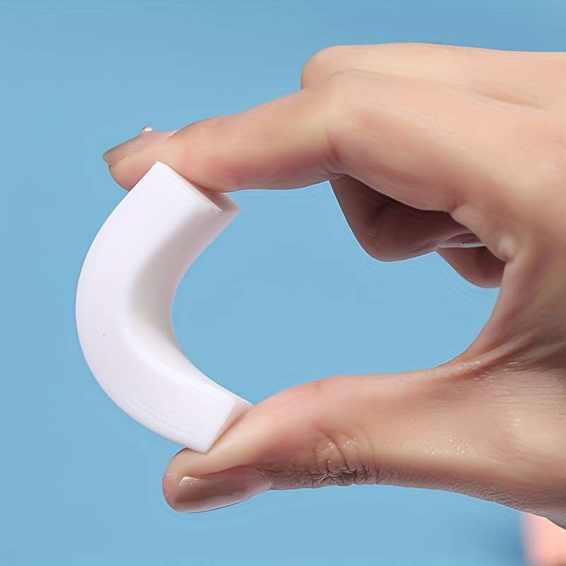 4-Pack White 2B Plastic Rectangular Erasers