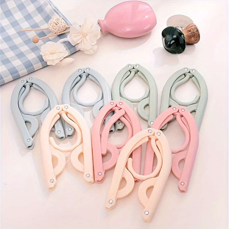 10 Pieces Portable Folding Travel Hangers
