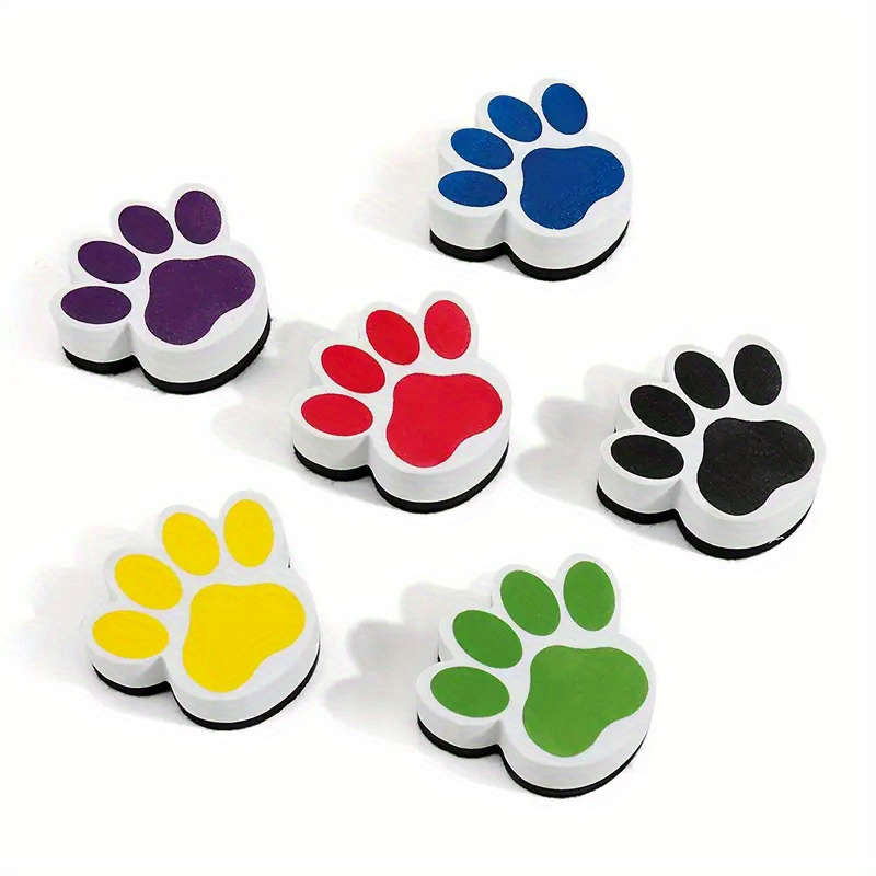 6-Piece Magnetic Dry Erase Whiteboard Eraser