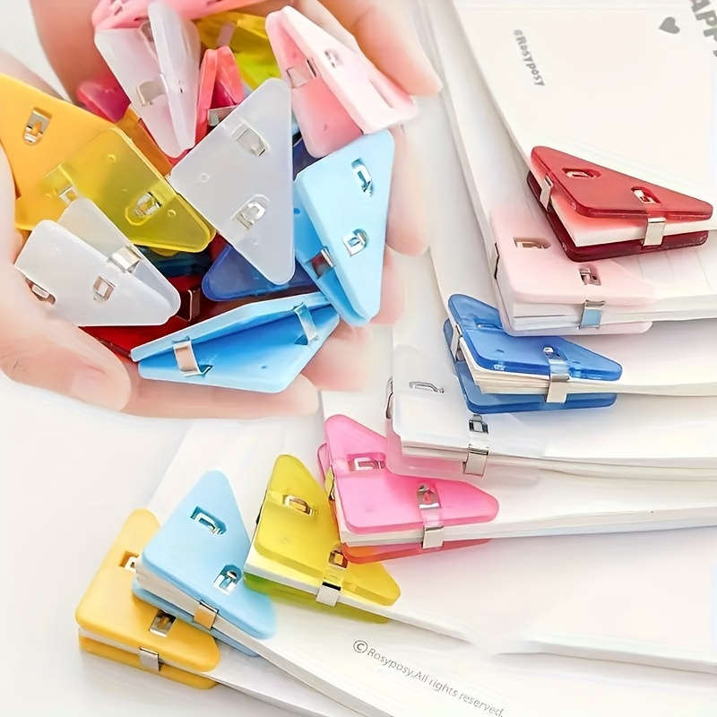 10-Pack Multi-Purpose Triangle Book Holders