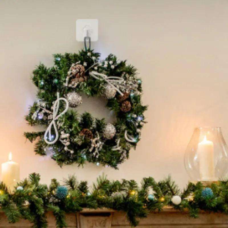 Heavy duty transparent adhesive hooks 24Pcs available 9.98 KG super strong load-bearing