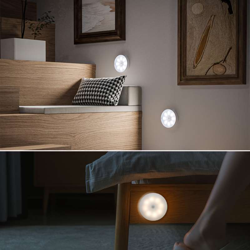 1pcs Led Motion Sensor Night Light Super Sensitive