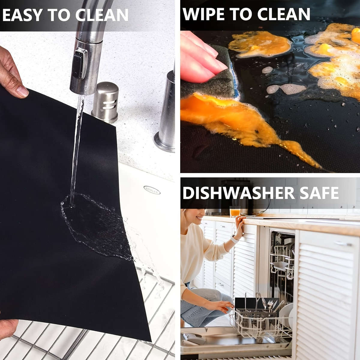 1 Heavy Duty Non-Stick Oven Liner, Reusable