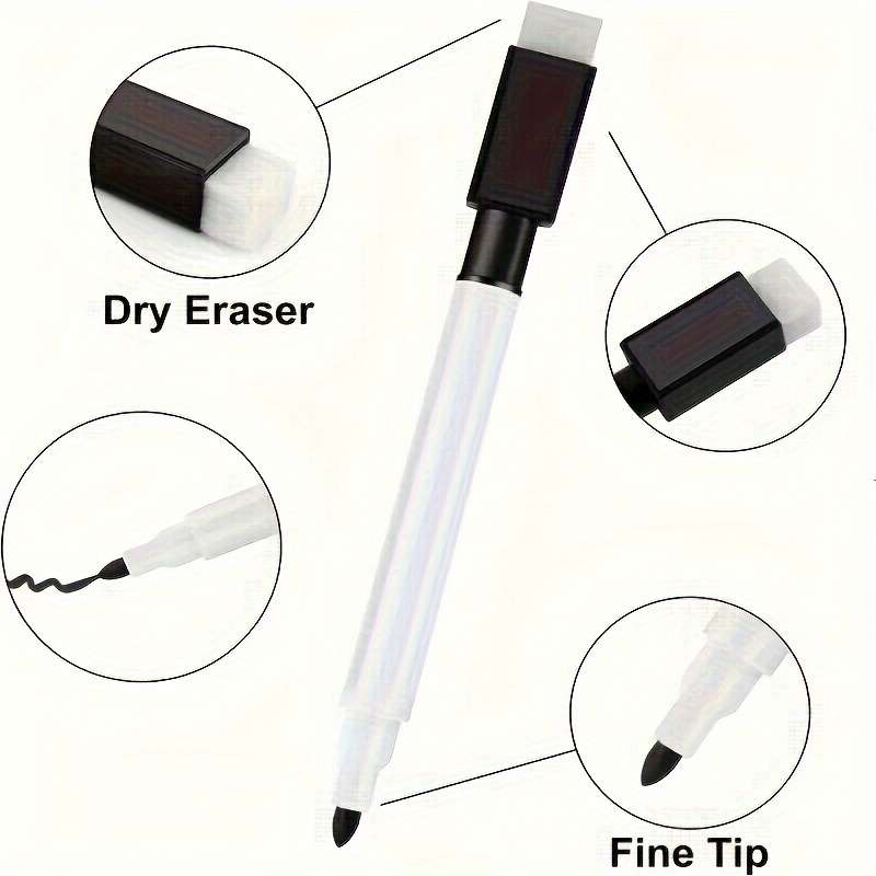 50-Count Black Dry Erase Markers