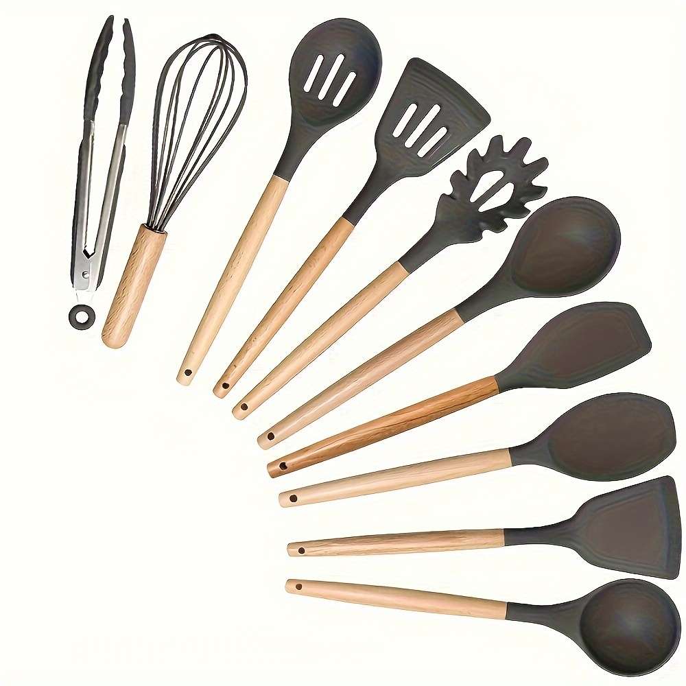 10-Piece Premium Silicone Cutlery Set