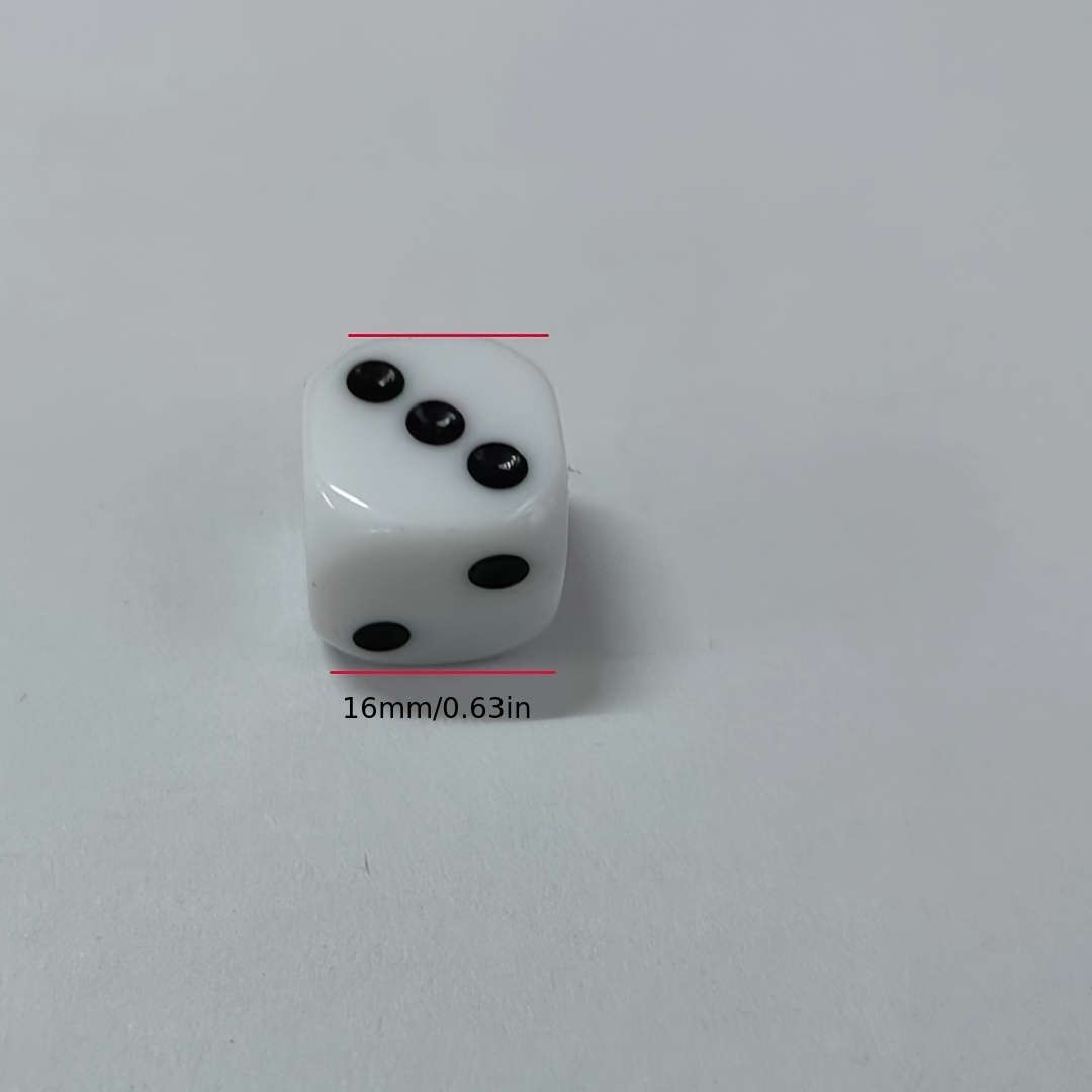 18-Piece Acrylic Math Magic Dice Set