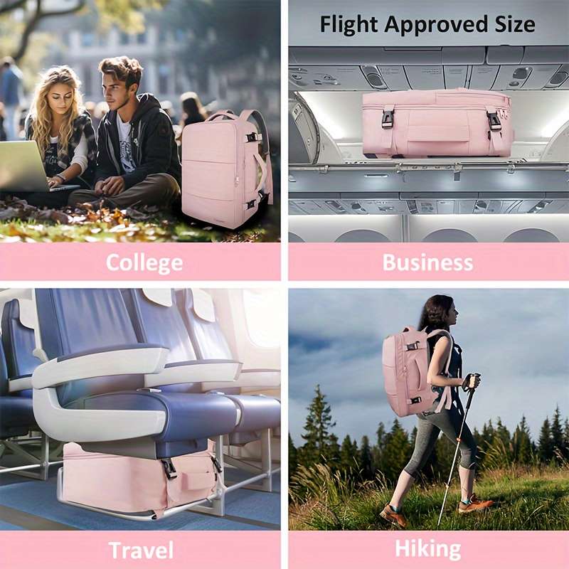 Airline Approved Travel Backpack With Usb Charging