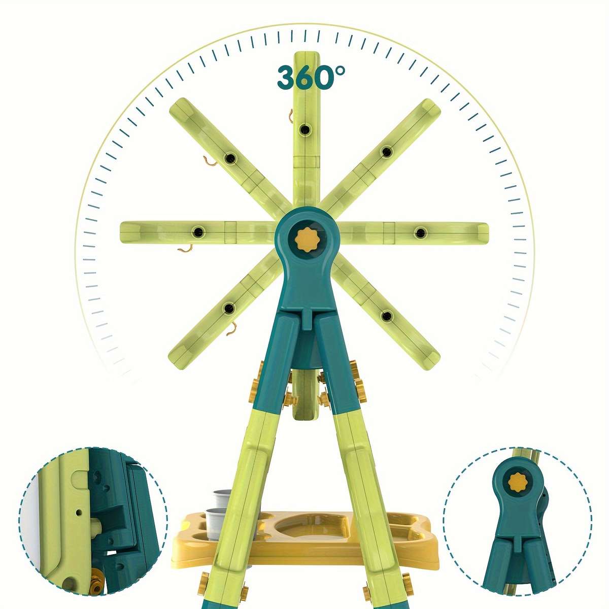 1 Bat Top Double Sided Adjustable Kids Sar Easel