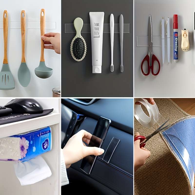 Extra Strong Double-Sided Tape Clear Washable